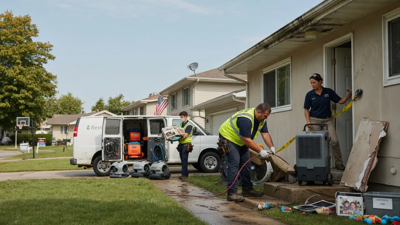 Water Damage Restoration in Seward, IL near me